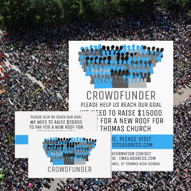 Silhouette Crowd Design, Crowdfunder, Crowdfunding Visitkort (Skapare uppladdad)