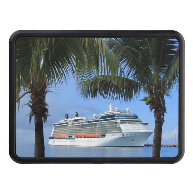 Silhouette Cruise till Paradise Skydd För Dragkrok (Framsidan)