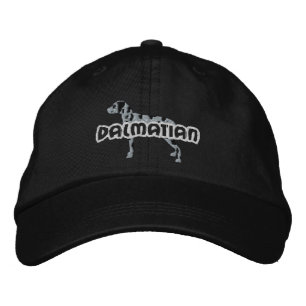 Silhouette Dalmatian Embroiderade Hat Broderad Keps