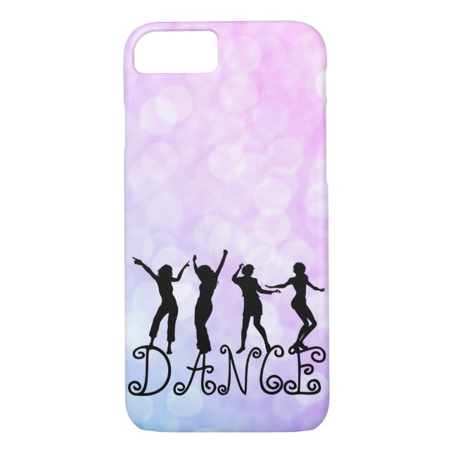 Silhouette Dancers Bokeh Dance Case-Mate iPhone Skal (Baksida)