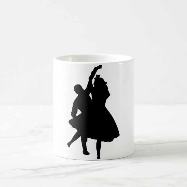 SILHOUETTE DANCERS KAFFEMUGG (Center)