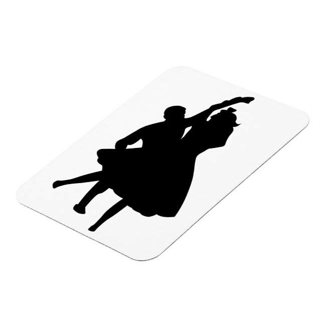 SILHOUETTE DANCERS MAGNET (Vänstra Sidan)