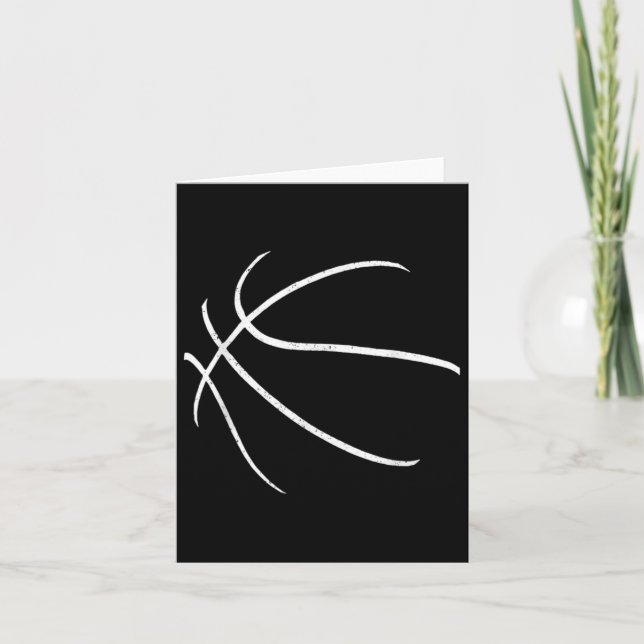 Silhouette-design för basketspelare kort (Framsida)
