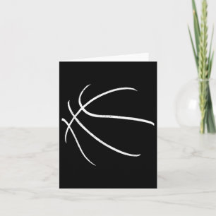 Silhouette-design för basketspelare kort