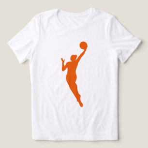 Silhouette-design för den kvinnliga basketbollspel t shirt
