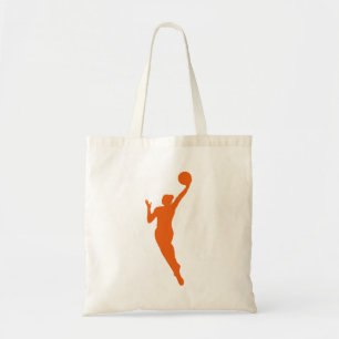Silhouette-design för den kvinnliga basketbollspel tygkasse