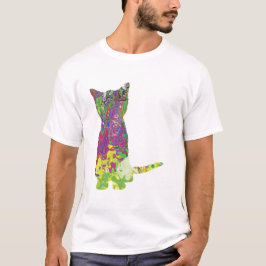 Silhouette-design med flera färger t shirt