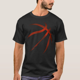 Silhouette-designkläder för basketspelare t shirt