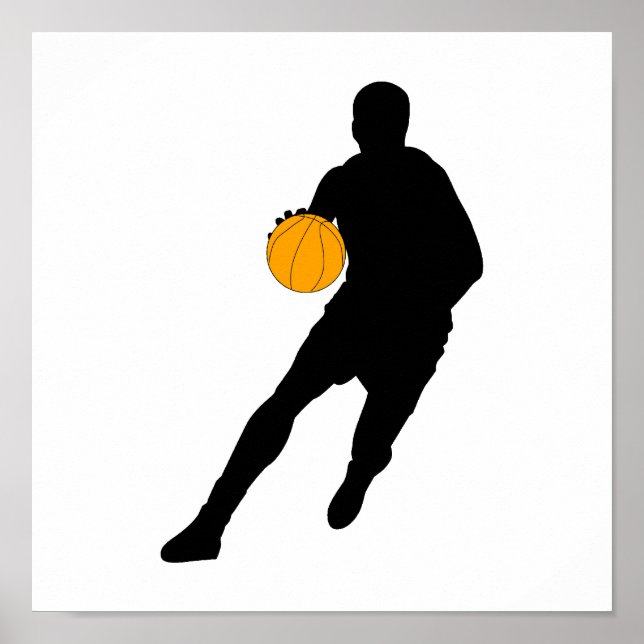 Silhouette Dribble Poster (Framsidan)