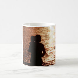 Silhouette Far och Child Mugg