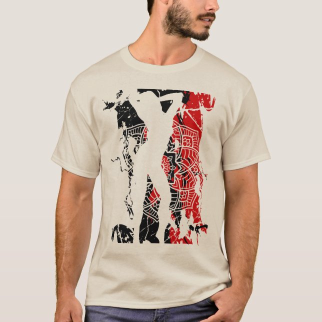 Silhouette Fine Women - Abstrakt T-Shirt (Framsida)