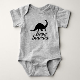 Silhouette för babySaurus Brontosaurus T Shirt