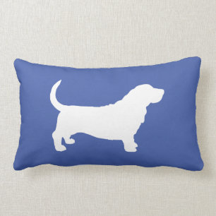 Silhouette för Bassethundhund Lumbarkudde