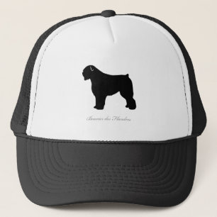 Silhouette för Bouvier des Flandres Truckerkeps