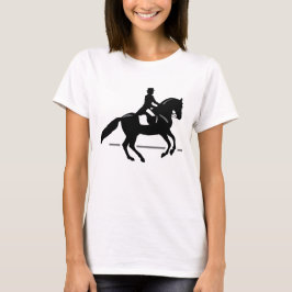 Silhouette för hästDressageryttare Tröja