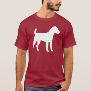 Silhouette för jackRussell Terrier T-shirt