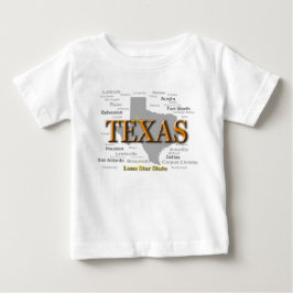 Silhouette för Texas statlig pridekarta Tröja