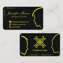 Silhouette-formaterat affärskort 53