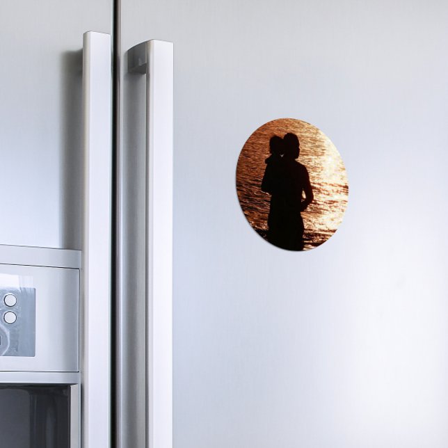 Silhouette från Far och Child Magnet (Skapare uppladdad)