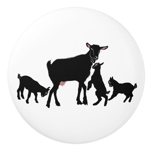 Silhouette Goat och Triplets Knopp (Framsidan)