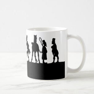 Silhouette: Häståterförsäljare Kaffemugg