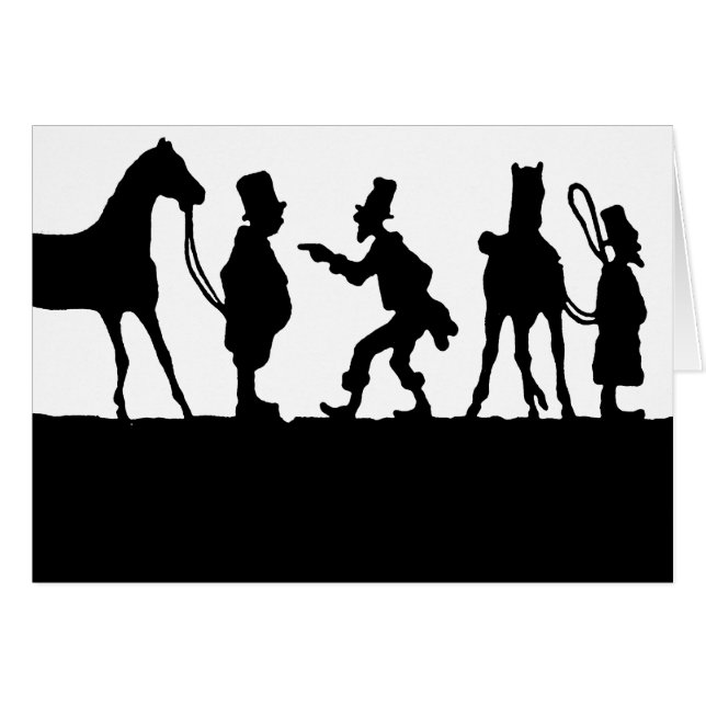 Silhouette: Horse Dealer OBS Kort (Framsidan Horizontal)