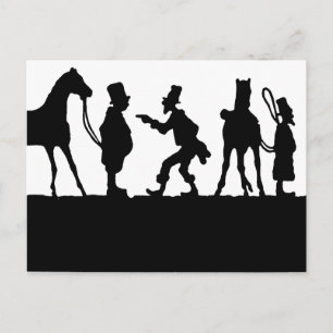 Silhouette: Horse Dealer Vykort
