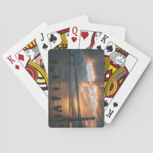 Silhouette i Golden Grind Bridge Casinokort