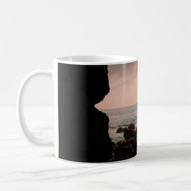 Silhouette i grottan kaffemugg (Vänster)