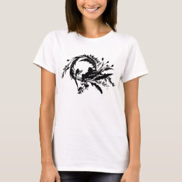 Silhouette i Sleeping Fairy in Flower Weath T Shirt