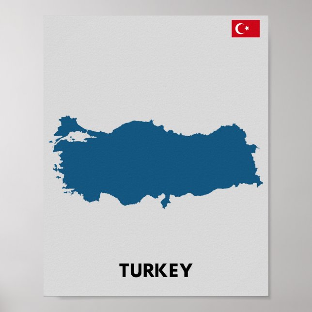 Silhouette i Turkiet Poster (Framsidan)