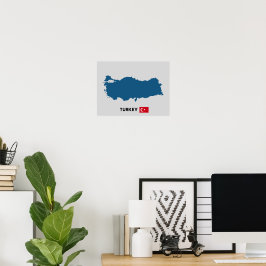 Silhouette i Turkiet Poster