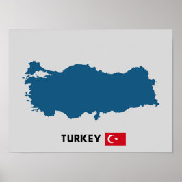 Silhouette i Turkiet Poster