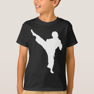 Silhouette Karate Fighter Shotokan Martial Arts Ta T Shirt