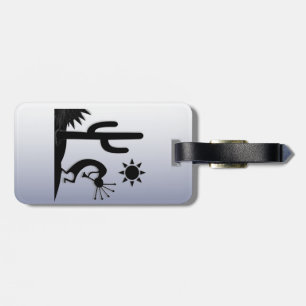Silhouette Kokopelli Bagagebricka