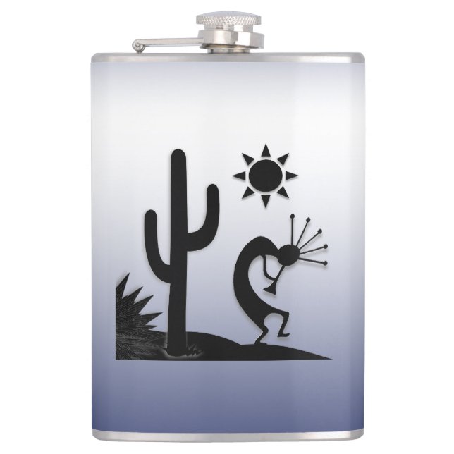 Silhouette Kokopelli Fickplunta (Framsidan)