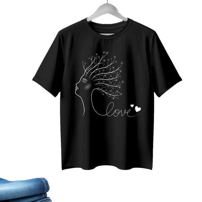 Silhouette-kvinnan T Shirt (Skapare uppladdad)