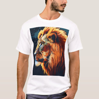 "Silhouette Lejon Head T-Shirt - Bold & Powerful"
