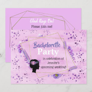 Silhouette Lilac Tones Inbjudningar