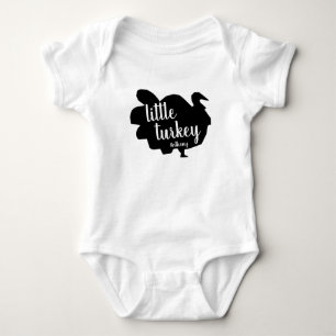 Silhouette Little Turkey Thanksgiving T Shirt