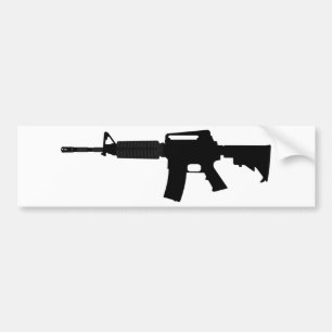 Silhouette M4 Bildekal