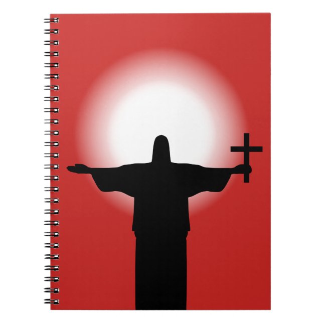 Silhouette med kor anteckningsbok (Framsidan)