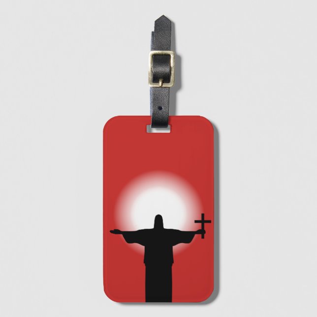 Silhouette med kor bagagebricka (Framsida vertikal)