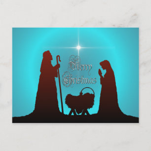 SILHOUETTE, MERRY & STAR AV SHARON SHARPE HELG VYKORT