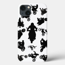 Silhouette-motorcyklar