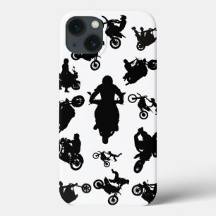 Silhouette-motorcyklar