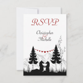 Silhouette Mountain Bears-Bröllop OSA