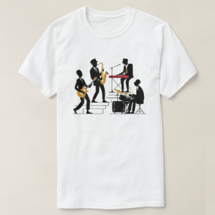 Silhouette Music Band T Shirt