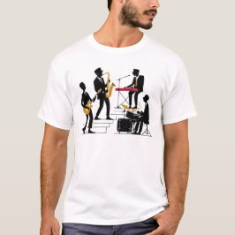 Silhouette Music Band T Shirt