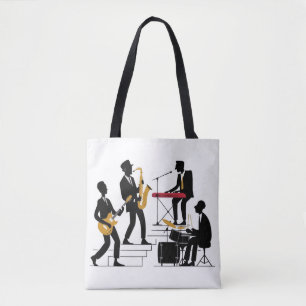 Silhouette Music Band Tygkasse